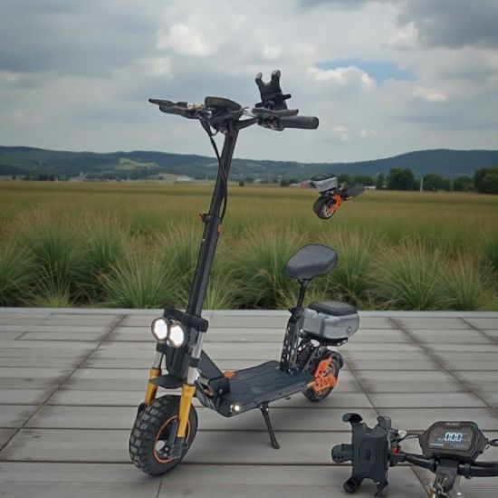 صورة سكوتر كهربائي بمقعد 1000 واط ببطارية 48 فولت ولمسافة 40 كم